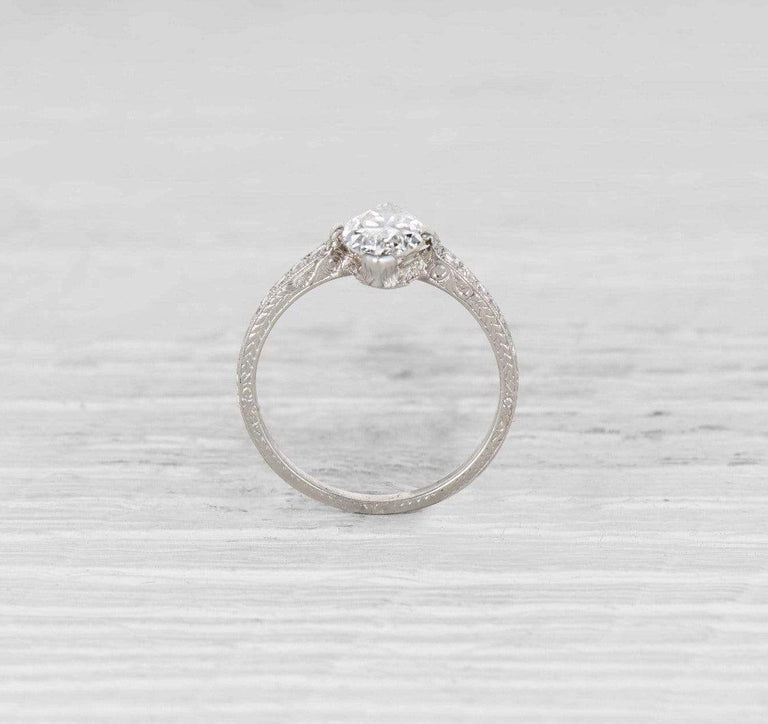 1.33 Carat Edwardian Diamond Engagement Ring