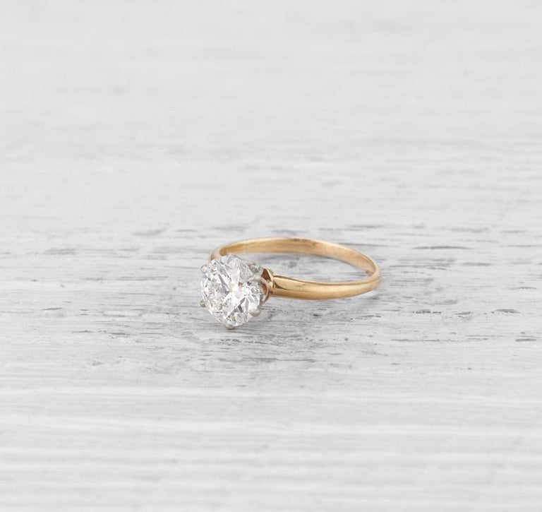 1.33 CARAT TIFFANY & CO. DIAMOND SOLITAIRE ENGAGEMENT RING