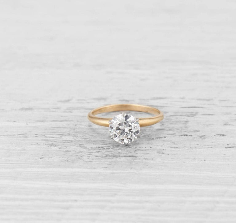 1.33 CARAT TIFFANY & CO. DIAMOND SOLITAIRE ENGAGEMENT RING