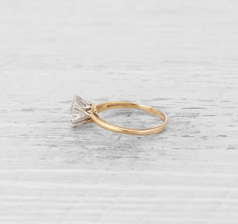 1.33 CARAT TIFFANY & CO. DIAMOND SOLITAIRE ENGAGEMENT RING