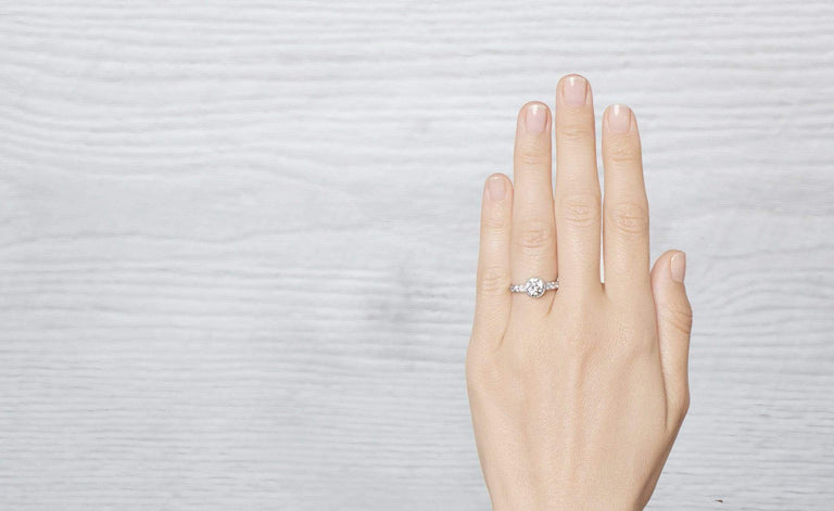 1.34 Carat Late Edwardian Antique Engagement Ring