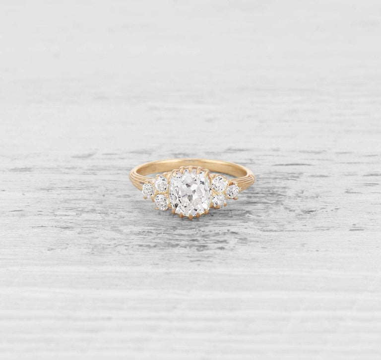 1.35 CARAT DIAMOND VICTORIAN ENGAGEMENT RING