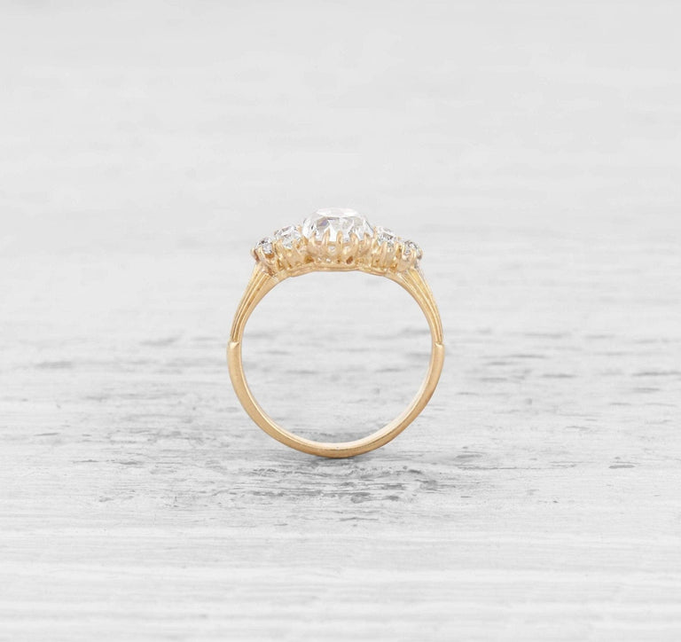 1.35 CARAT DIAMOND VICTORIAN ENGAGEMENT RING