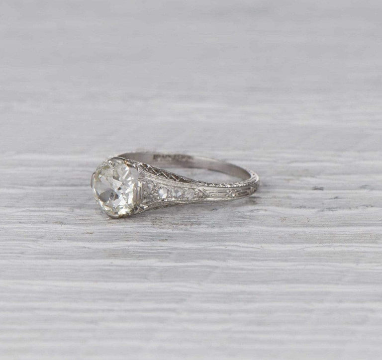 1.39 Carat Edwardian Engagement Ring