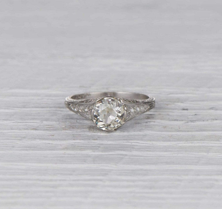 1.39 Carat Edwardian Engagement Ring