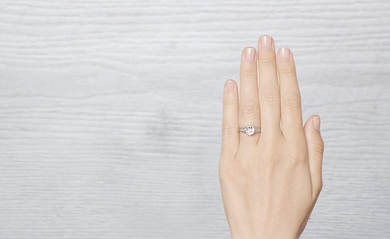 1.39 Carat Edwardian Engagement Ring