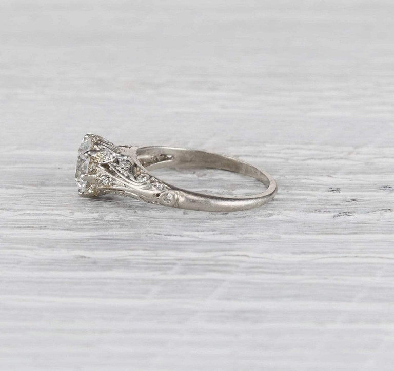 1.39 Carat Edwardian Diamond Engagement Ring