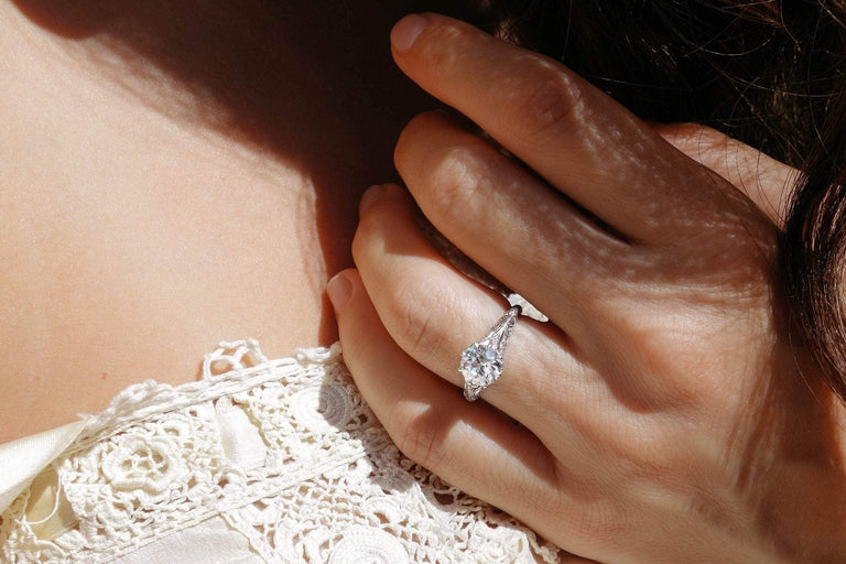 1.39 Carat Edwardian Diamond Engagement Ring