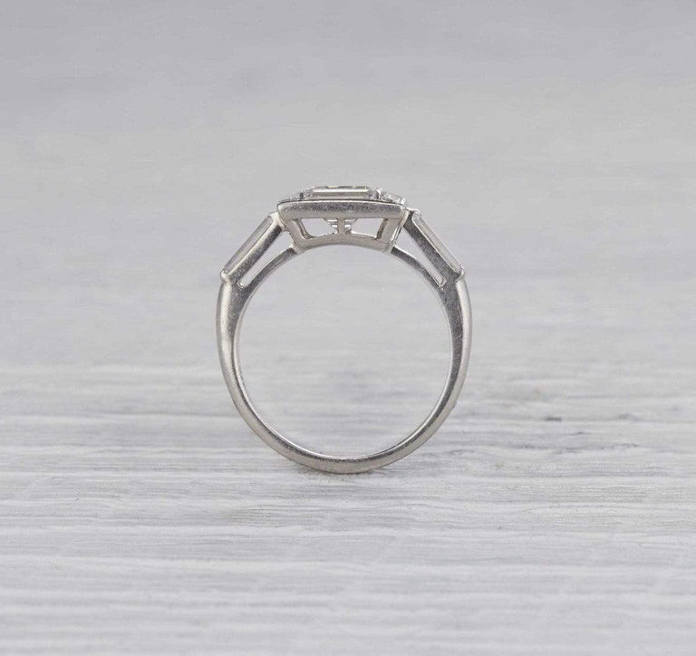 1.40 Carat Art Deco Diamond Engagement Ring