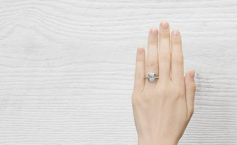 1.40 Carat Art Deco Diamond Engagement Ring