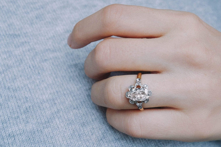 1.40 CARAT EDWARDIAN DIAMOND ENGAGEMENT RING