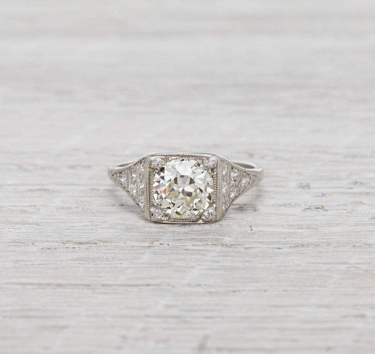 1.40 Carat Vintage Art Deco Engagement Ring