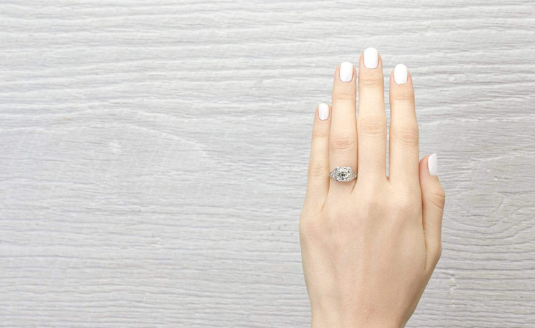 1.40 Carat Vintage Art Deco Engagement Ring