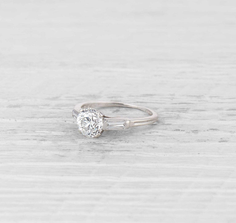 1.43 Carat Art Deco Tiffany & Co. Diamond Engagement Ring