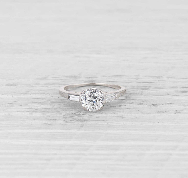 1.43 Carat Art Deco Tiffany & Co. Diamond Engagement Ring