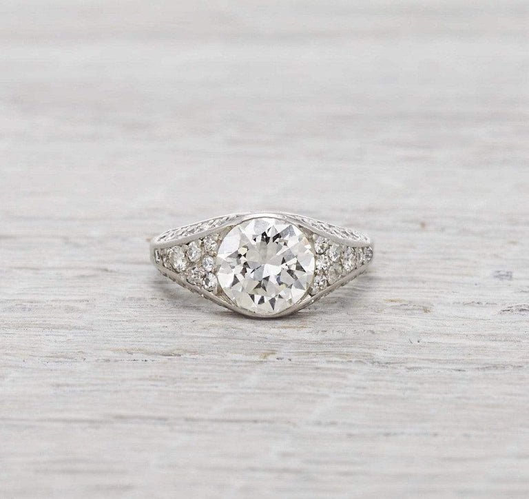 1.43 Carat Vintage Art Deco Engagement Ring