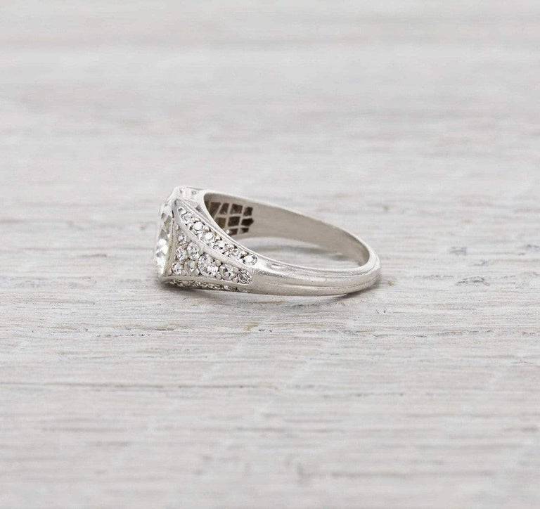 1.43 Carat Vintage Art Deco Engagement Ring
