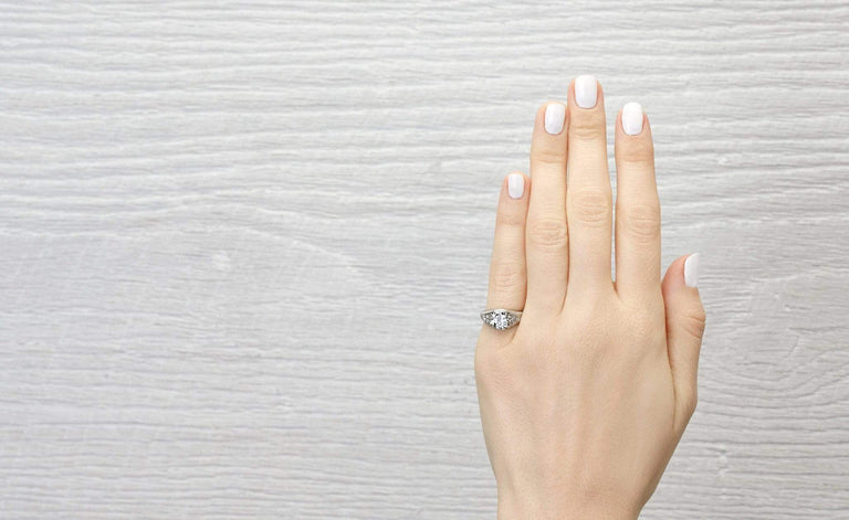 1.43 Carat Vintage Art Deco Engagement Ring