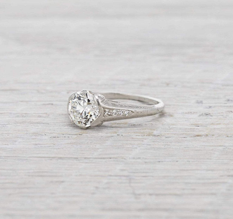 1.45 Carat Art Deco Engagement Ring
