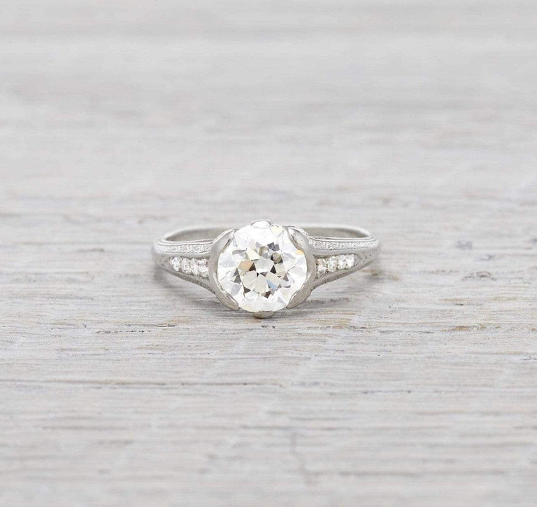 1.45 Carat Art Deco Engagement Ring