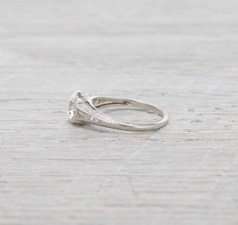 1.45 Carat Art Deco Engagement Ring