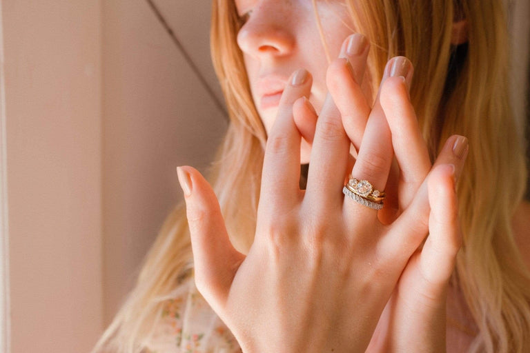 1.46 CARAT ANTIQUE DIAMOND ENGAGEMENT RING