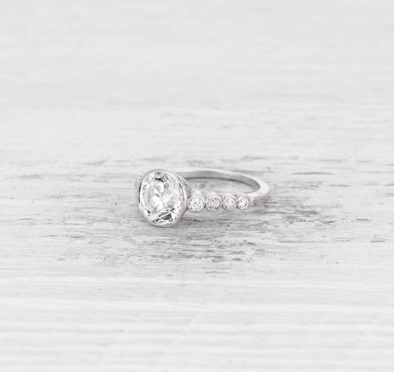 1.50 CARAT ART DECO DIAMOND ENGAGEMENT RING