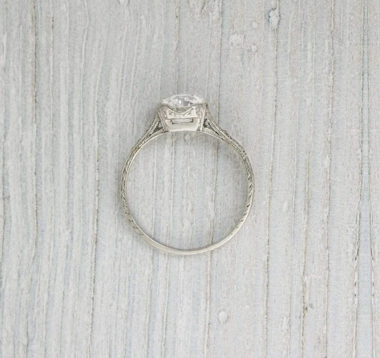 1.50 Carat Art Deco Vintage Engagement Ring