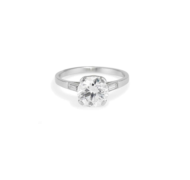 1.51 Carat Art Deco Engagement Ring