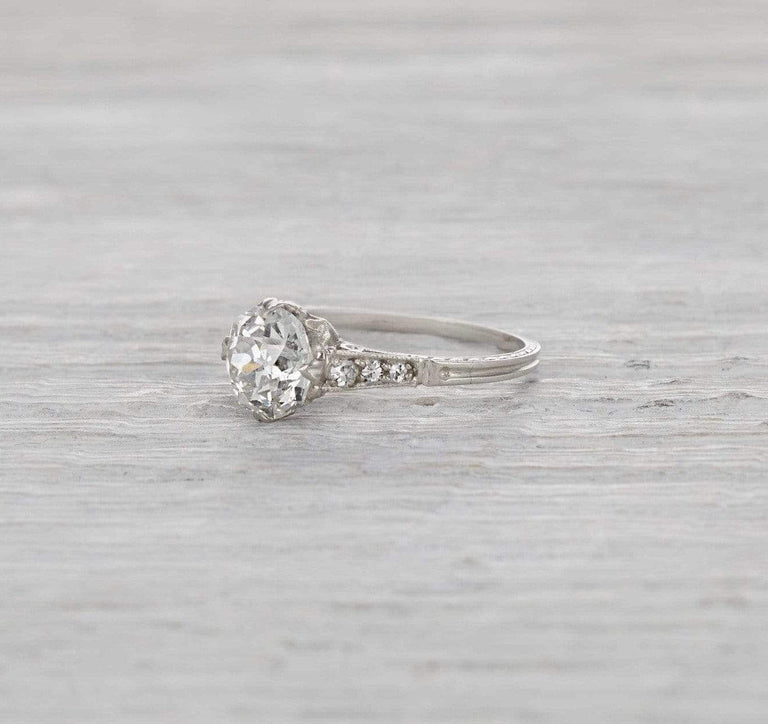 1.51 Carat Edwardian Engagement Ring