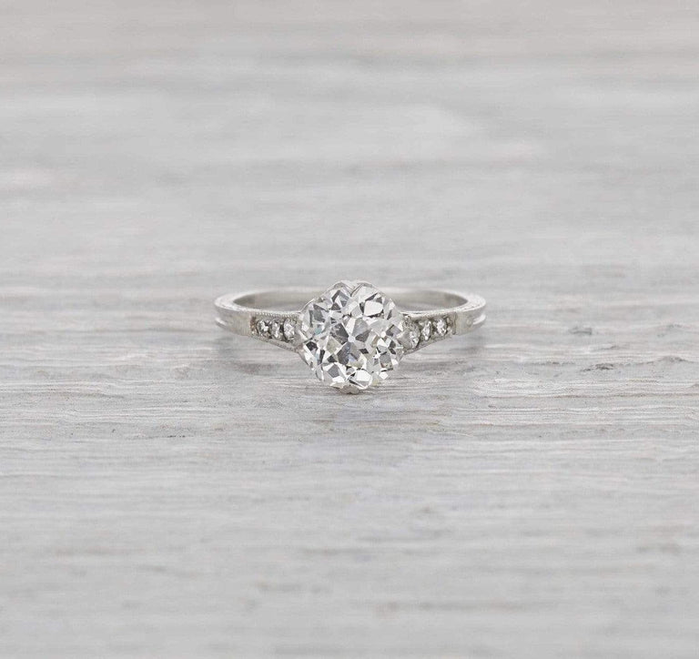 1.51 Carat Edwardian Engagement Ring