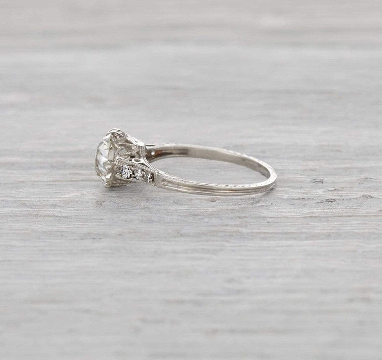1.51 Carat Edwardian Engagement Ring