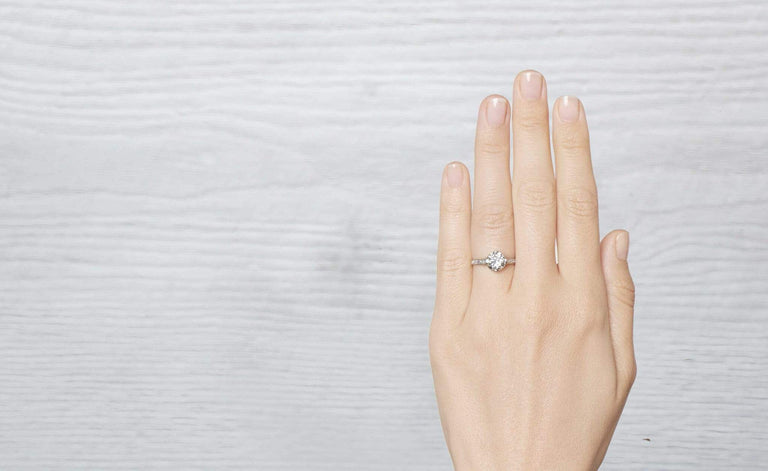 1.52 Carat Early Art Deco Engagement Ring