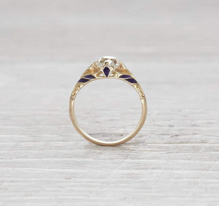 1.52 Carat Victorian Diamond Engagement Ring