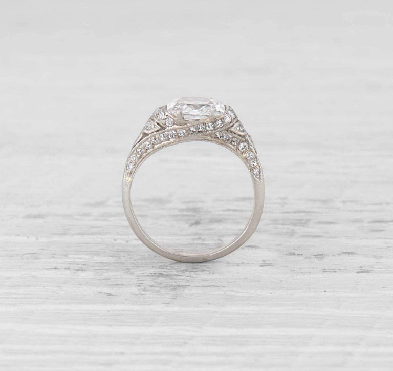 1.53 Carat Edwardian Diamond Engagement Ring