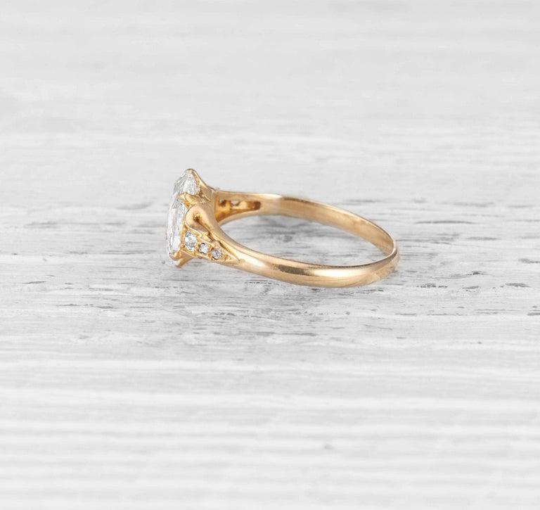 1.53 CARAT VICTORIAN DIAMOND ENGAGEMENT RING