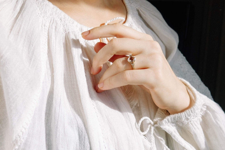 1.53 CARAT VICTORIAN DIAMOND ENGAGEMENT RING