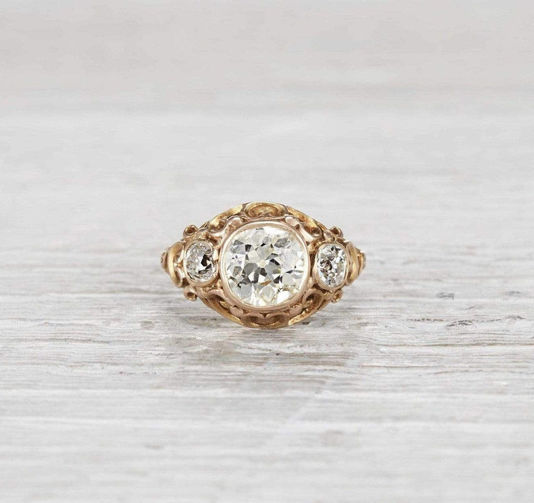 1.55 Carat Victorian Engagement Ring