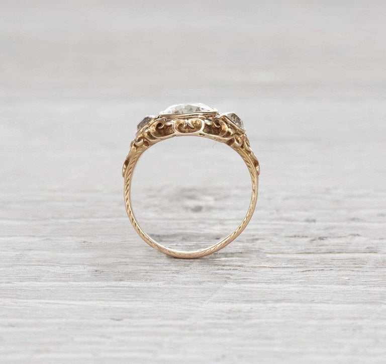 1.55 Carat Victorian Engagement Ring