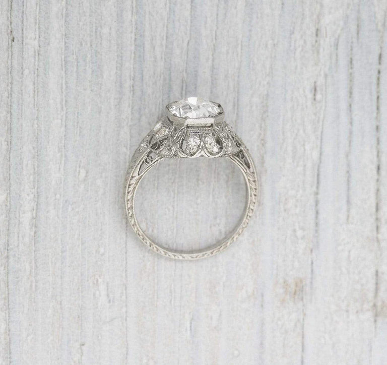 1.56 Carat Vintage Art Deco Engagement Ring