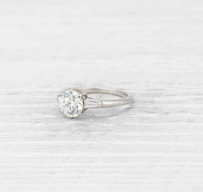 1.57 Carat Art Deco Tiffany & Co. Diamond Engagement Ring