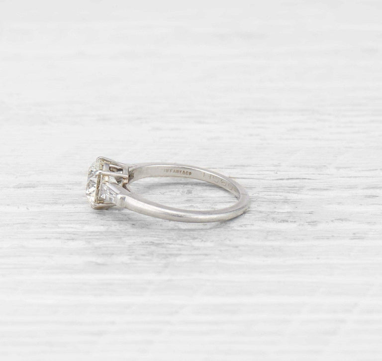 1.57 Carat Art Deco Tiffany & Co. Diamond Engagement Ring