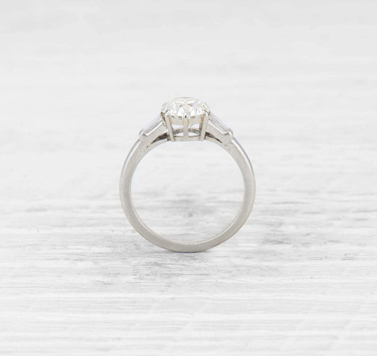 1.57 Carat Art Deco Tiffany & Co. Diamond Engagement Ring