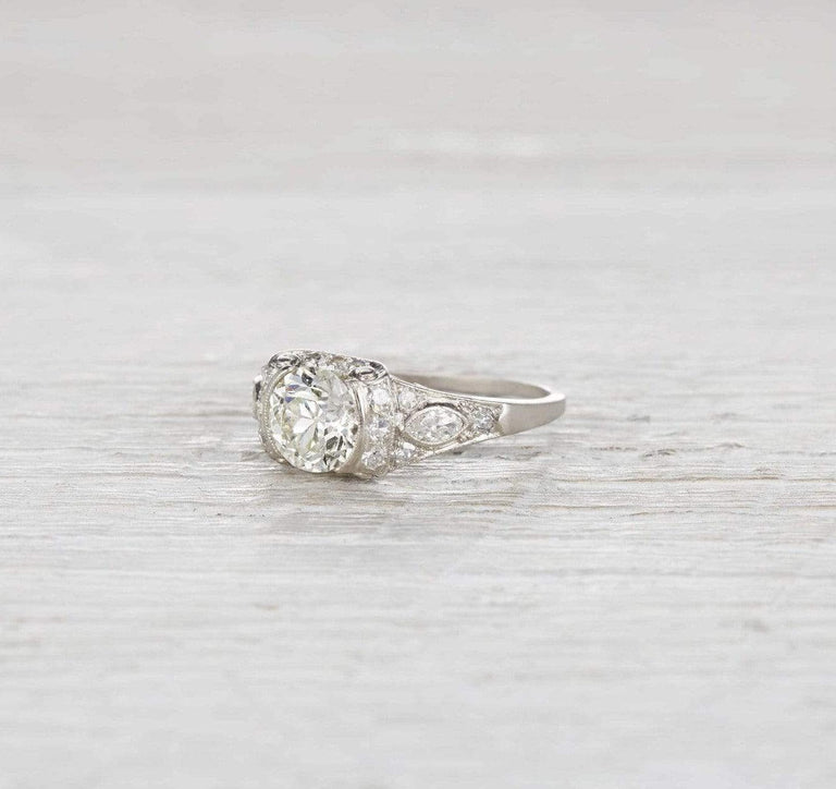 1.57 Carat Edwardian Engagement Ring