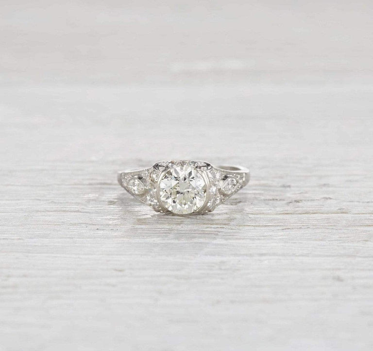1.57 Carat Edwardian Engagement Ring