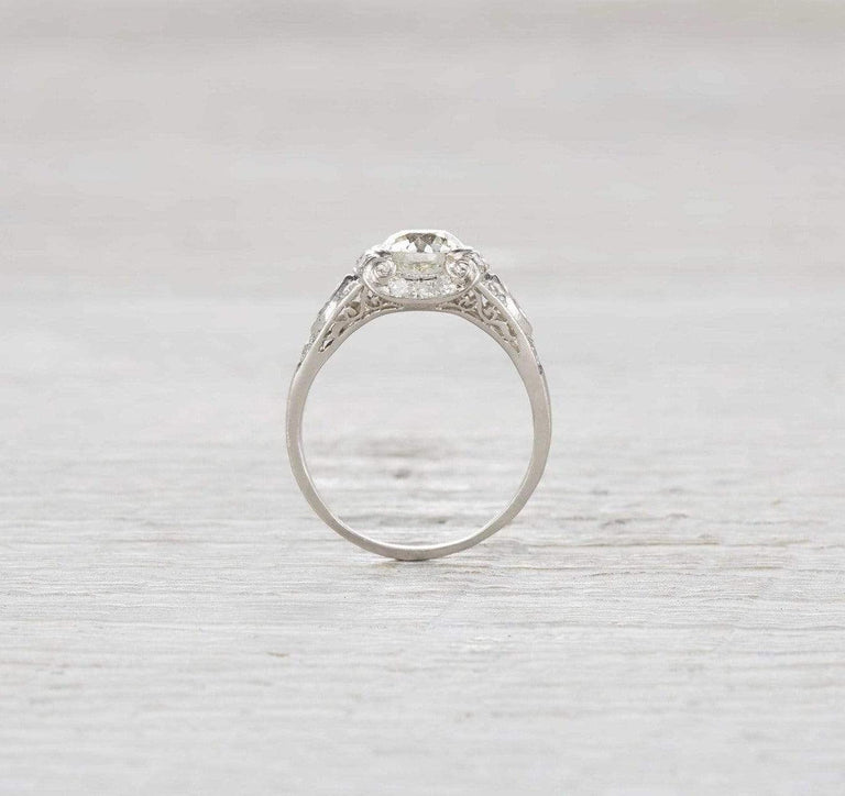 1.57 Carat Edwardian Engagement Ring