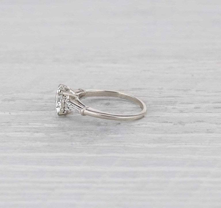 1.58 Carat Art Deco Bailey, Banks & Biddle Engagement Ring