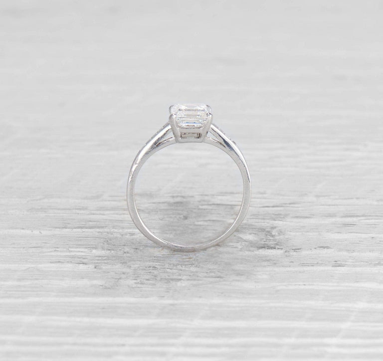 1.59 ART DECO TIFFANY & CO. DIAMOND ENGAGEMENT RING