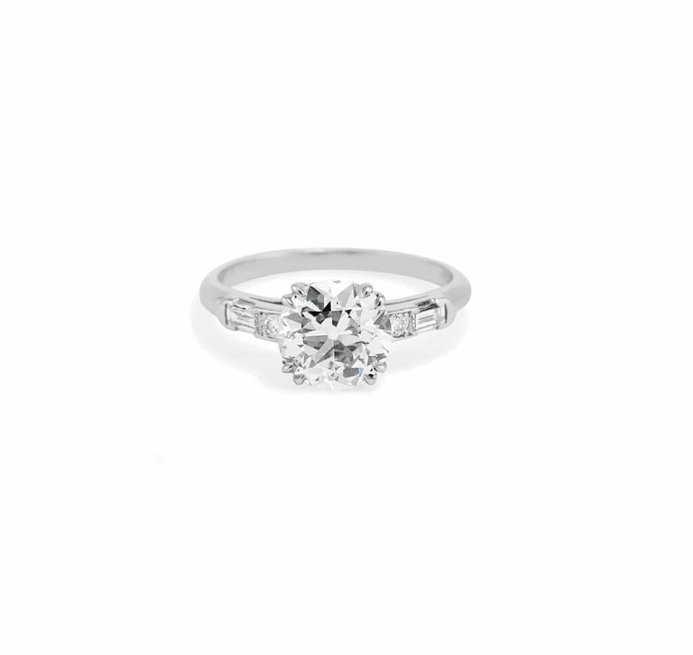 1.60 Carat Art Deco Vintage Engagement Ring
