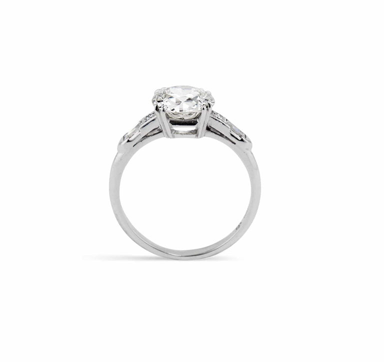 1.60 Carat Art Deco Vintage Engagement Ring